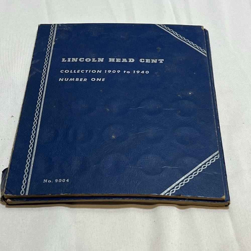 Whitman #9004 Lincoln Head‎ Cent Coin Folder/Album  1909-1940 - Empty